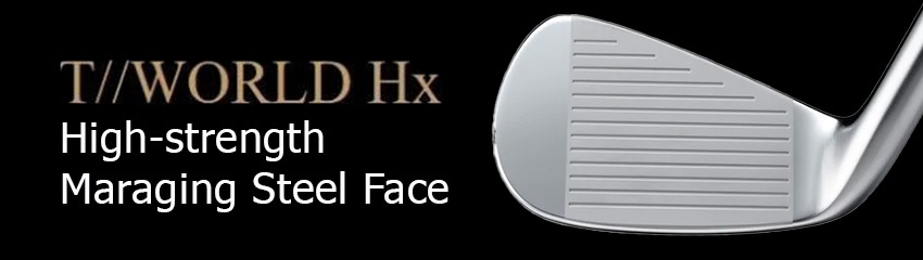 Công nghệ High-strength Maraging Steel Face của Bộ gậy sắt TW Hx | HONMA