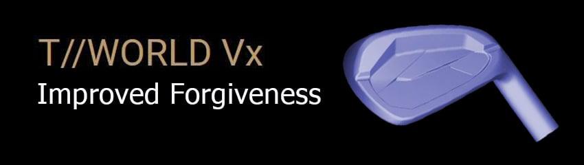 Công nghệ Improved Forgiveness của Bộ gậy sắt TW Vx | HONMA