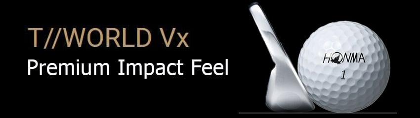 Công nghệ Premium Impact Feel của Bộ gậy sắt TW Vx | HONMA