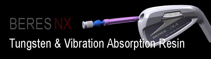 Công nghệ Tungsten Toe Weight của Bộ gậy golf Irons BERES NX 5-11 AS | HONMA