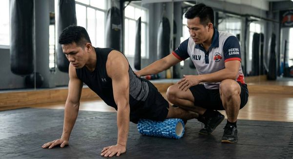 Hướng dẫn sử dụng con lăn giãn cơ (Foam Roller) để nhả cơ cho Boxer