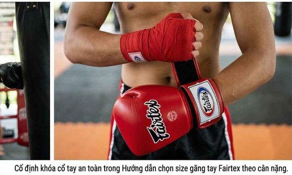 Hướng Dẫn Chọn Size Găng Tay Fairtex Theo Cân Nặng