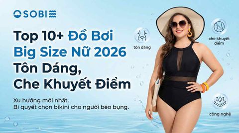Top 10+ Đồ Bơi Big Size Nữ 2026 Tôn Dáng, Che Khuyết Điểm