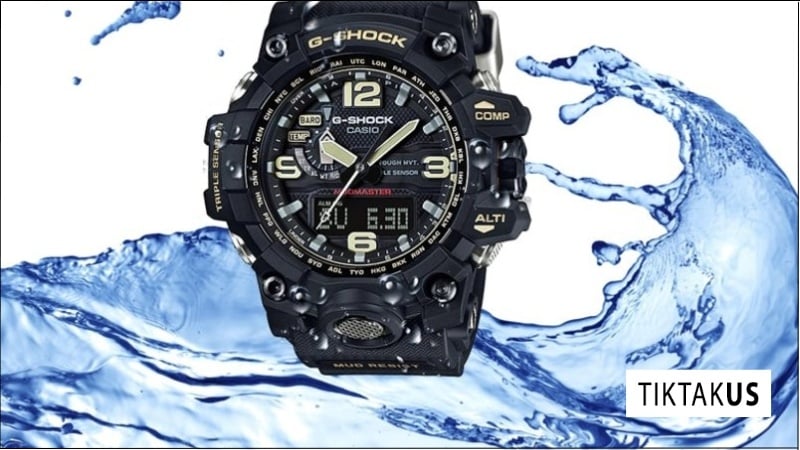 Xử lý đồng hồ G-Shock dính bùn đất hoặc kẹt nút bấm