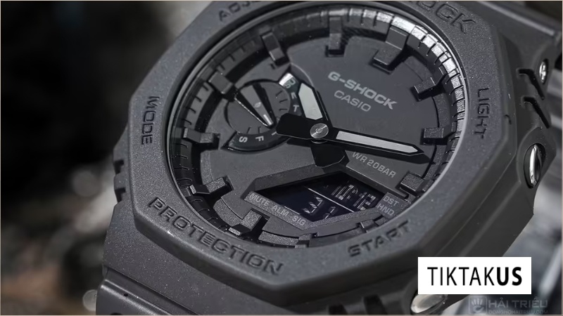 Casio G-Shock GA-2100-1A1DR bát giác cực mỏng