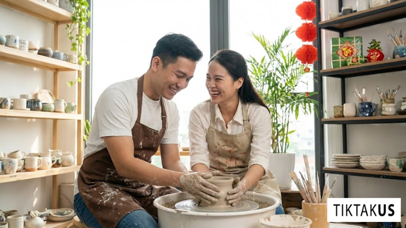 Cùng nhau tham gia workshop làm đồ gốm