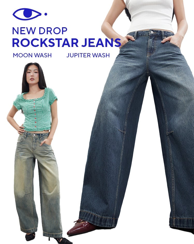 NEW DROP: ROCKSTAR JEANS – Chuẩn Phom Loose, Đậm Chất Baggy NEW DROP: ROCKSTAR JEANS – Chuẩn Phom Loose, Đậm Chất Baggy
