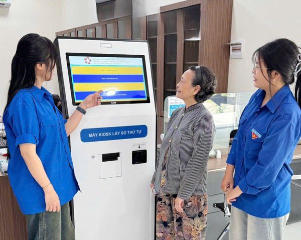 Triển khai hệ thống Kiosk lấy số thứ tự tại phường Phan Rang, tỉnh Khánh Hòa