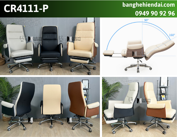 Ghế giám đốc lưng cao nệm da CM4430-P