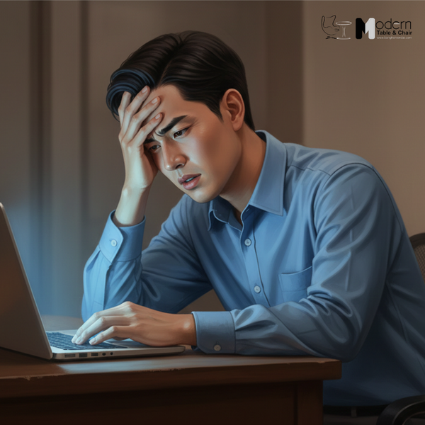 Long đau lưng, khó chịu trên chiếc ghế cũ