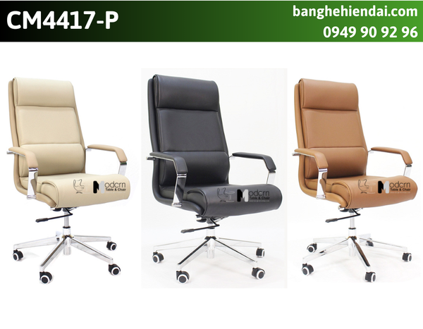 Ghế giám đốc lưng cao nệm da CM4430-P