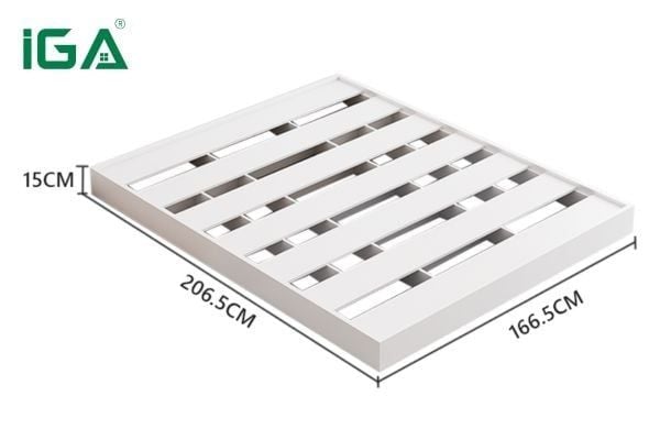 Kích thước giường ngủ không chân phổ biến