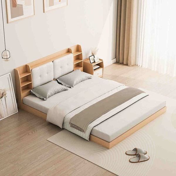 giường bệt kèm đệm đầu giường