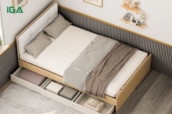 Mẫu giường cưới sang trọng 2025 với kích thước phù hợp