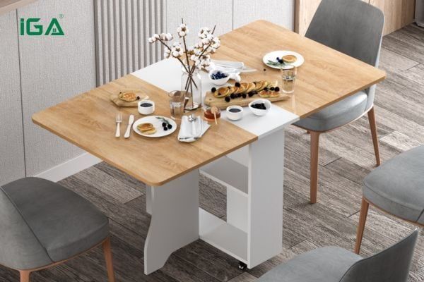 Bàn ăn gấp gọn kiểu Nhật BATM5