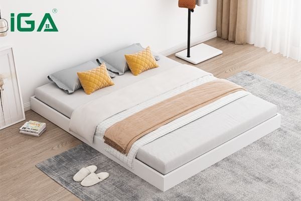 Giường ngủ không chân (giường bệt)