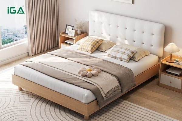 Giường cưới đẹp giá tốt cho cặp đôi trẻ phù hợp với phong thủy