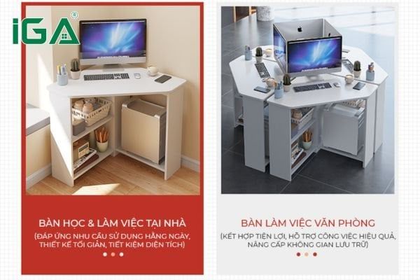 Kích thước bàn làm việc chuẩn GP386