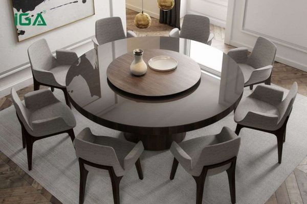 Bàn ăn tròn – Biểu tượng của sự đoàn viên