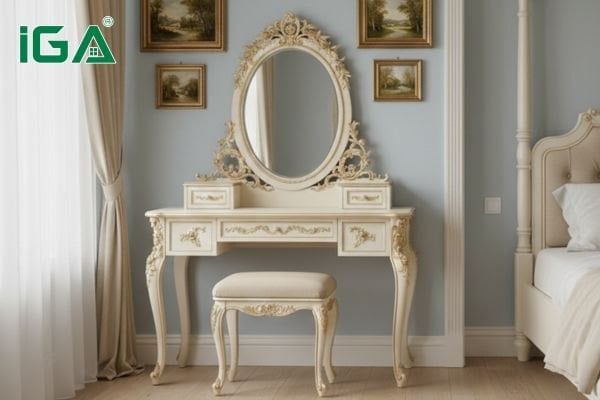 Cần chọn bàn trang điểm hài hòa với nội thất tổng thể