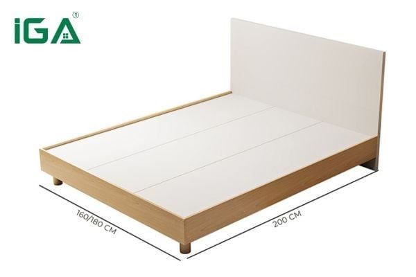 Kích thước phổ biến của giường ngủ có chân