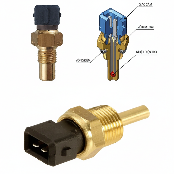 Cấu tạo cảm biến nhiệt độ nước làm mát