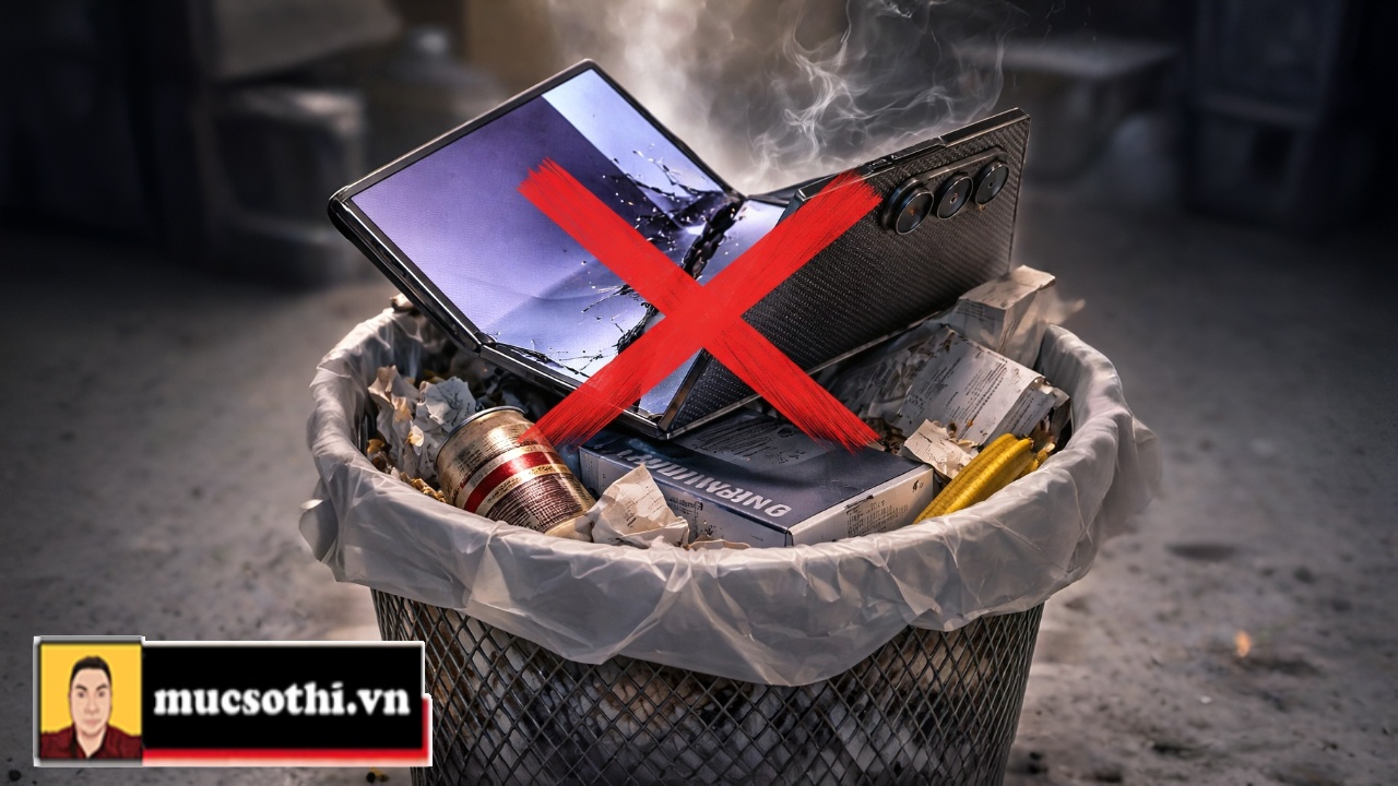 Mục sở thị sự thật đắng lòng về smartphone gập 3 TriFold mới ra mắt của Samsung chính thức bị khai tử - mucsothi.com.vn