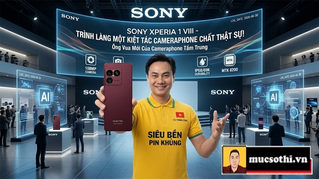Ông hoàng về cameraphone SONY trình làng siêu phẩm Xperia 1 VIII cấu hình siêu mạnh nhổ toẹt vào mặt VIVO và Fans ÓC BÒ