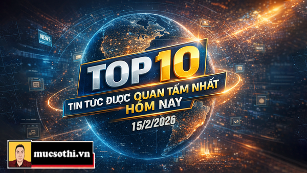 Mục sở thị Mục sở thị TOP 10 tin HOT đang được quan tâm hôm nay 15/2/2026 - mucsothi.com.vn