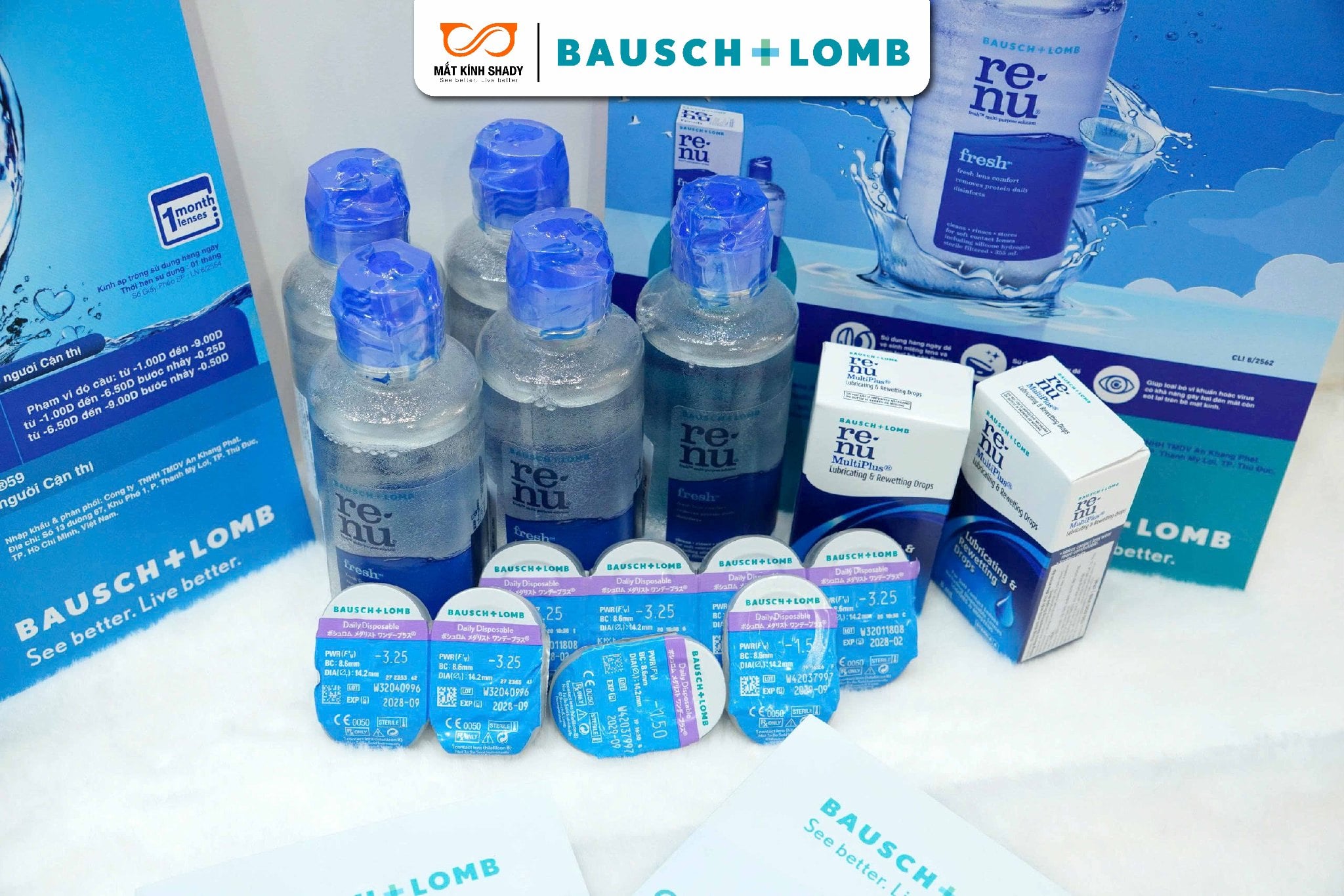 Đối Tác HOYA Và Bausch + Lomb Ghé Thăm Mắt Kính Shady – 315 Lê Văn Sỹ