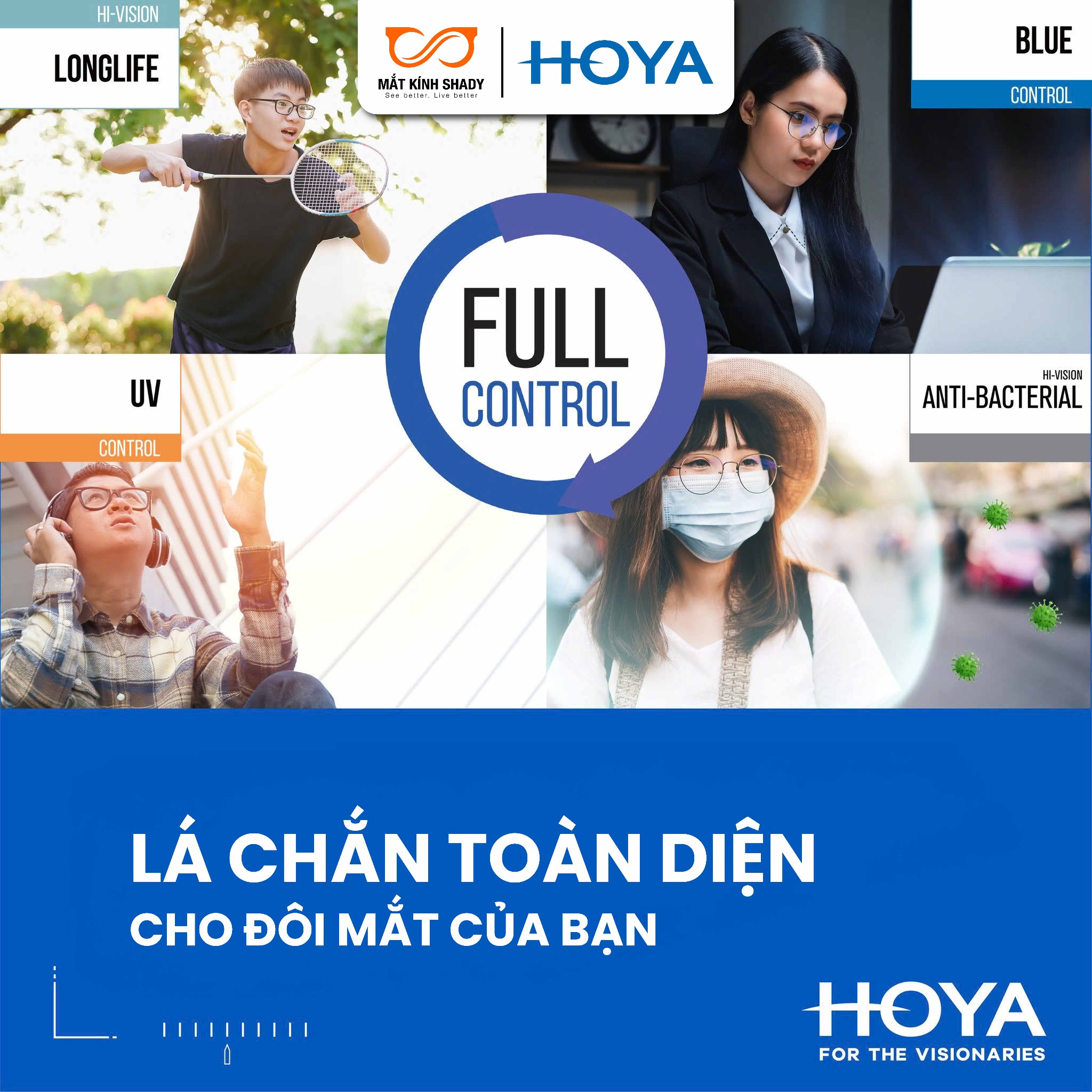 Đối Tác HOYA Và Bausch + Lomb Ghé Thăm Mắt Kính Shady – 315 Lê Văn Sỹ