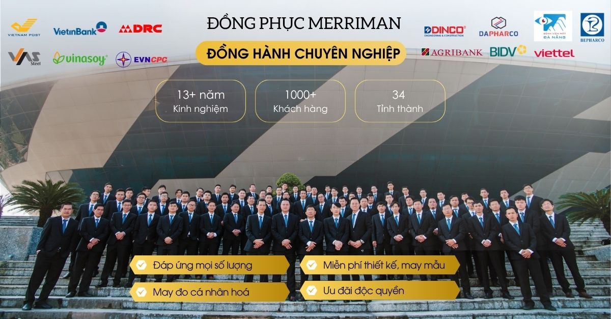 Đồng Phục Vest Doanh Nghiệp Merriman: Giải Pháp Nâng Tầm Thương Hiệu
