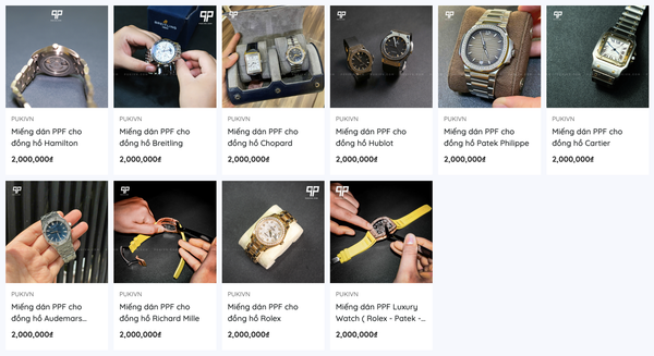 giá dán ppf luxury watch