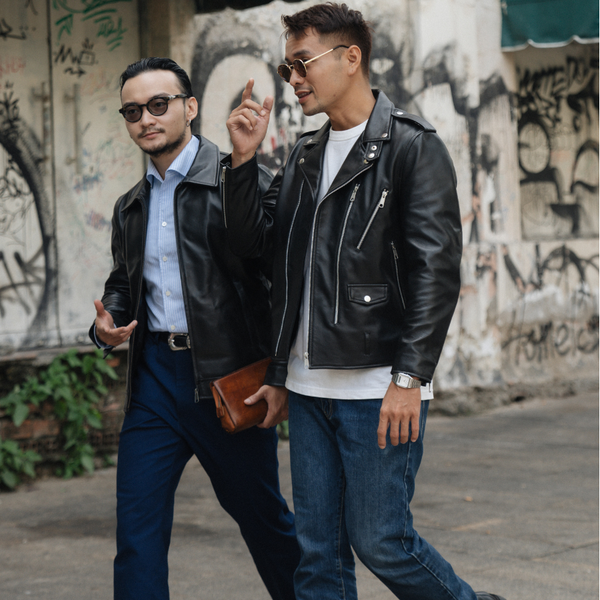 Best leather jacket shop in Vietnam with biker jackets