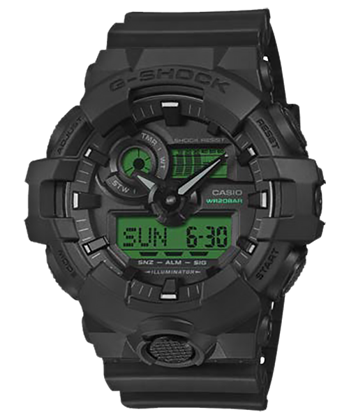 G-Shock Black & Electro Green (BEG) GA-700BEG-1ADR