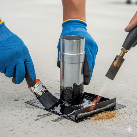 💧 CHỐNG THẤM SÂN THƯỢNG – QUY TRÌNH ĐÚNG KỸ THUẬT, BẢO VỆ NGÔI NHÀ LÂU DÀI 💪