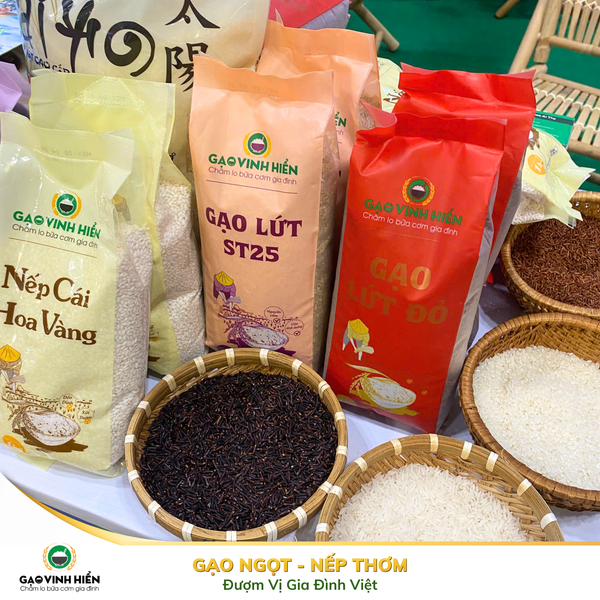 các sản phẩm của Gạo Vinh Hiển