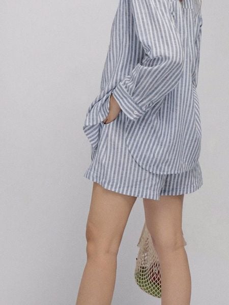 vải linen sọc