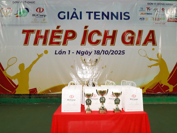 Hành Trình Patyca Đồng Hành Cùng Giải Tennis Thép Ích Gia 2025