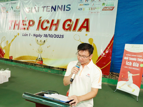 Hành Trình Patyca Đồng Hành Cùng Giải Tennis Thép Ích Gia 2025