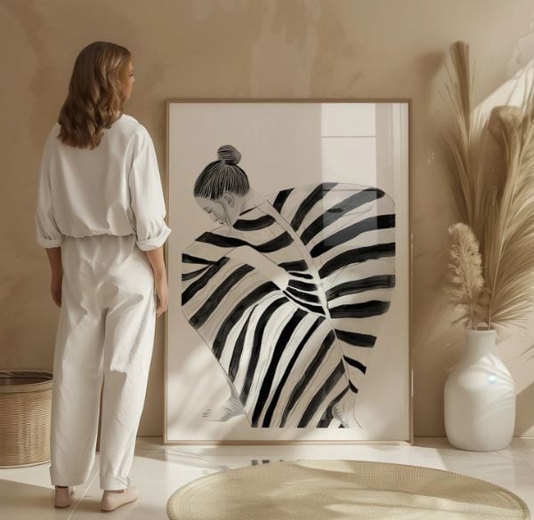 Chọn kích thước tranh theo phong cách nội thất