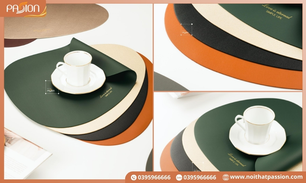 Lợi ích thực tế của placemat trong trang trí nội thất