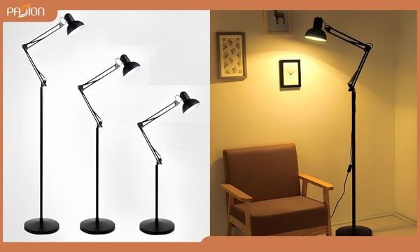 Đèn sàn khung gấp xếp tiện dụng