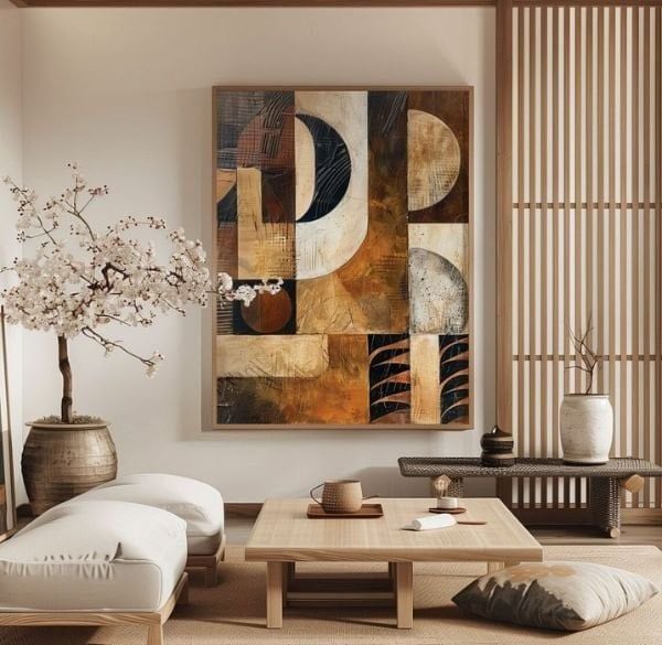 Xác định không gian, tỷ lệ chọn kích thước tranh phù hợp