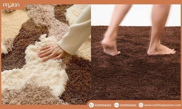 màu sắc thảm trải sàn