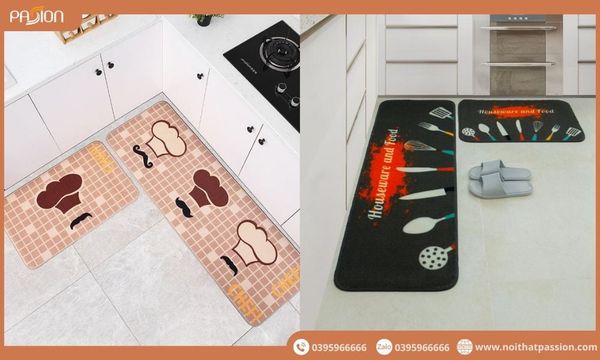 chọn thảm phòng bếp bền