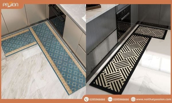 cấu tạo lớp đế của các loại thảm nhà bếp