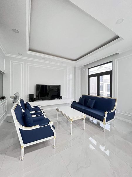 Bộ sofa phòng khách cổ điển Louis XVI