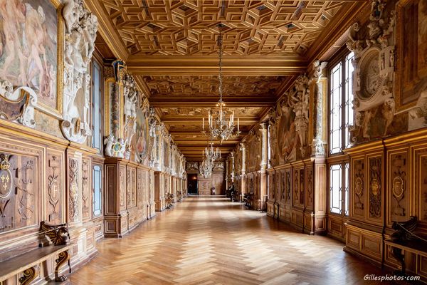 Nội thất Phục Hưng Pháp ở lâu đài Fontainebleau