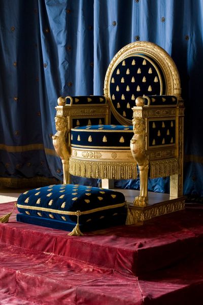 Nội thất thời kỳ Phục Hưng Pháp ở lâu đài Fontainebleau